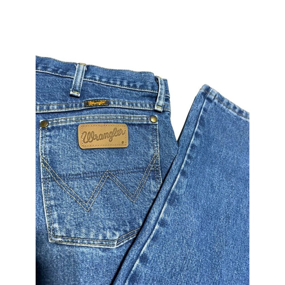 George Straight Cowboy Cut Jeans Blue Size 38 x 30 - Picture 8 of 10